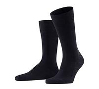 FALKE Herren Socken Family M So nachhaltige Baumwolle einfarbig 1 Paar, Blau Dark Navy 6375, 39-42