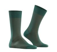 FALKE Herren Fine Shadow M SO Baumwolle Gemustert 1 Paar Socken, Grün (Hunter Green 7441), 45-46