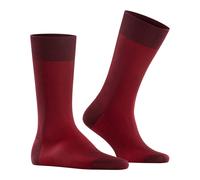 FALKE Herren Socken Fine Shadow M So Baumwolle gemustert 1 Paar, Rot Barolo 8596, 43-44