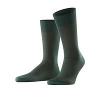 FALKE Herren Socken Fine Shadow M So Baumwolle gemustert 1 Paar, Grün Hunter Green 7441, 41-42
