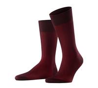 FALKE Herren Socken Fine Shadow M So Baumwolle gemustert 1 Paar, Rot Barolo 8596, 45-46