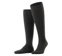 FALKE Herren Lhasa Rib M KH Wolle Kaschmir lang einfarbig 1 Paar Kniestrümpfe, Schwarz (Black 3000) neu-umweltfreundlich, 39-42