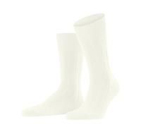 FALKE Herren Lhasa Rib M SO Wolle Kaschmir einfarbig 1 Paar Socken, Weiß (Off-White 2040) neu-umweltfreundlich, 39-42