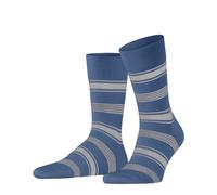 FALKE Herren Socken Marina Stripe M SO Baumwolle gemustert 1 Paar, Blau (Nautical 6531), 43-44