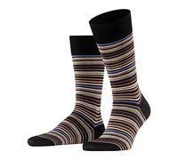 FALKE Herren Socken Microblock M So Baumwolle gemustert 1 Paar, Grau Grey-White 3030, 39-40