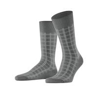 Falke Socken Modern Tailor Crew - Baumwolle, gemustert - hellgrau Herren Gr. 43-46
