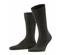 FALKE Herren Socken Multipack - Family SO, Allrounder Strümpfe, Uni, Baumwollmischung Dunkelbraun 47-50 3er Pack (3x1P)