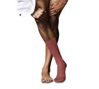 FALKE Herren Socken No. 10 M So Pure Fil d´Écosse Baumwolle einfarbig 1 Paar, Rot Lobster 8862, 39-40