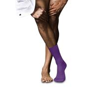 FALKE Herren Socken No. 13 M So feinste Piuma Baumwolle einfarbig 1 Paar, Lila Pink Iris 8943, 45-46
