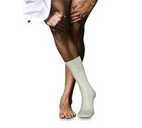 FALKE Herren Socken No. 4 M So Seide einfarbig 1 Paar, Weiß Off-White 2040, 45-46
