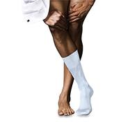 FALKE Damen No. 9 M SO Pure Fil d´Écosse Baumwolle einfarbig 1 Paar Socken, Blau (Light Blue 6594), 45-46