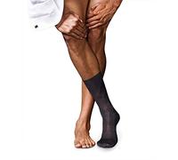 FALKE Herren Socken No. 9 M So Pure Fil d´Écosse Baumwolle einfarbig 1 Paar, Grau Anthracite Melange 3190, 43-44