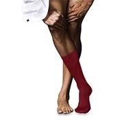 FALKE Herren Socken No. 9 M So Pure Fil d´Écosse Baumwolle einfarbig 1 Paar, Rot Cardinal 8156, 41-42