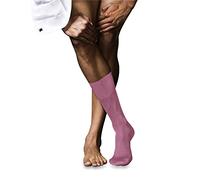FALKE Herren Socken No. 9 M So Pure Fil d´Écosse Baumwolle einfarbig 1 Paar, Rot Rose 8680, 45-46