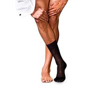 FALKE Herren Socken No. 9 M So Pure Fil d´Écosse Baumwolle einfarbig 1 Paar, Schwarz Black 3000, 39-40