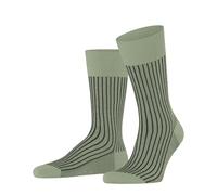 Falke Herren Socken Oxford Stripe Baumwolle gemustert Grün 45-46