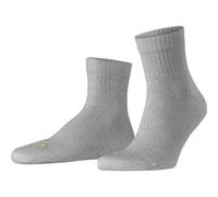 Falke Tagessocke Run Rib Kurzsocken – nachhaltige Baumwolle – Hellgrau Gr. 37-38 (1 Paar)