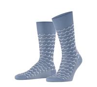 FALKE Herren Socken Sea Rock M So Baumwolle gemustert 1 Paar, Blau Sky Blue 6876, 43-46