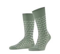 FALKE Herren Socken Sea Rock M So Baumwolle gemustert 1 Paar, Grün Sage 7538, 39-42