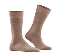 FALKE Herren Socken Sensitive Berlin M So Wolle Baumwolle mit Komfortbund 1 Paar, Braun Nutmeg Melange 5410, 43-46