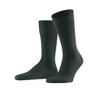FALKE Herren Socken Sensitive Berlin M So Wolle Baumwolle mit Komfortbund 1 Paar, Grün Hunter Green 7441, 47-50