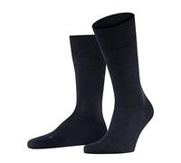 FALKE Herren Socken Sensitive Berlin, Wolle Baumwolle, 1 Paar, Blau (Dark Navy 6370), 47-50