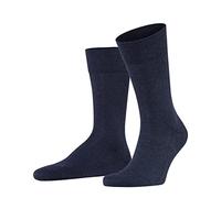 FALKE Herren Socken Sensitive London M So Baumwolle mit Komfortbund 1 Paar, Blau Navy Melange 6127, 47-50