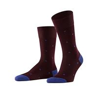 FALKE Herren Socken Sensitive Malaga, Fil d´Écosse Baumwolle, 1 Paar, Rot (Barolo 8596), 43-46