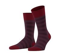 FALKE Herren Socken Sensitive Mapped Line M So Baumwolle mit Komfortbund 1 Paar, Rot Passion 8048-O, 39-42