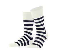 Falke Socken Mappd Line Weiß-Blau