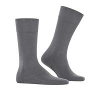 FALKE Herren Socken - Sensitive New York, Strümpfe, Polyestermischung, Logo, einfarbig Grau (light grey) 39-42