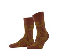 FALKE Herren Socken Sensitive Tree Side M So Wolle mit Komfortbund 1 Paar, Braun Terra 8829, 41-42