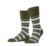 FALKE Herren Socken Shirtline M So Baumwolle gemustert 1 Paar, Grün Crocodile 7503, 45-46