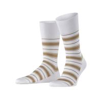 FALKE Herren Socken Shirtline M So Baumwolle gemustert 1 Paar, Weiß White 2000, 45-46