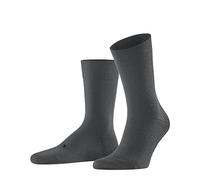 FALKE Herren Socken Stabilizing Wool Everyday Funktionsmaterial Schurwolle einfarbig 1 Paar, Grau (Dark Grey 3070), 43-44