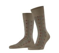 FALKE Herren Socken Sun Touch M So Fil d´Écosse Baumwolle gemustert 1 Paar, Braun Sesame 4390, 45-46