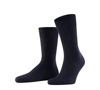 FALKE Herren Socken Teppich Im Schuh M So Wolle einfarbig 1 Paar, Blau Dark Navy 6370, 41-42
