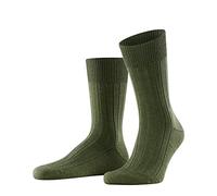 FALKE Herren Socken Teppich Im Schuh M So Wolle einfarbig 1 Paar, Grün Herb 7754, 39-40