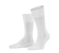 FALKE Herren Socken Tiago M So Fil d´Écosse Baumwolle einfarbig 1 Paar, Weiß White 2000, 45-46