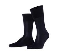 FALKE Herren Socken Tiago M So nachhaltige Fil D'Ecosse Baumwolle einfarbig 1 Paar, Blau Dark Navy 6375, 41-42