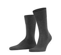 FALKE Herren Socken Tiago M So nachhaltige Fil D'Ecosse Baumwolle einfarbig 1 Paar, Grau Steel Melange 3165, 45-46