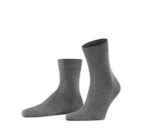 FALKE Herren Socken Tiago M Sso nachhaltige Fil D'Ecosse Baumwolle einfarbig 1 Paar, Grau Steel Melange 3165, 43-44