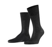 FALKE Herren Socken Tiago M So nachhaltige Fil D'Ecosse Baumwolle einfarbig 1 Paar, Grau Anthracite Melange 3095, 41-42