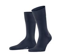 FALKE Herren Socken Tiago M So nachhaltige Fil D'Ecosse Baumwolle einfarbig 1 Paar, Blau Space Blue 6116, 45-46