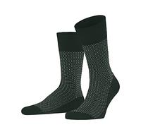 FALKE Herren Socken Uptown Tie M So Baumwolle gemustert 1 Paar, Grün Hunter Green 7441, 41-42