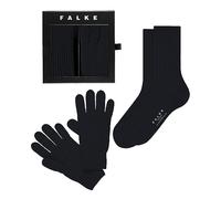 FALKE Herren Socken X-Mas Set Schurwolle einfarbig 1 Paar, Blau (Dark Navy 6375), 43-46