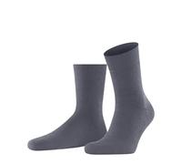 FALKE Herren Stoppersocken Homepads M Hp Wolle Baumwolle rutschhemmende Noppen 1 Paar, Grau Steel Grey 3250, 35/38 EU