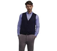 FALKE Herren Strickjacke Basic New Merino Gilet M Ve Wolle weich elegant klassisch für Business und Freizeit 1 Stück, Blau Night Sky 6437, M