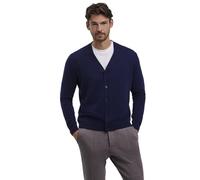 FALKE Herren Strickjacke Luxury M CR Kaschmir weich hautfreundlich 1 Stück, Blau (Space Blue 6116), M