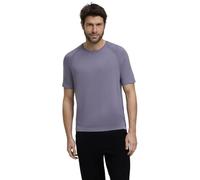 FALKE Herren T-Shirt Summer Celebrations Silk Touch M Ts Seide Baumwolle elegant fein leicht Kurzarm 1 Stück, Grau Steel Grey 3250, 3XL